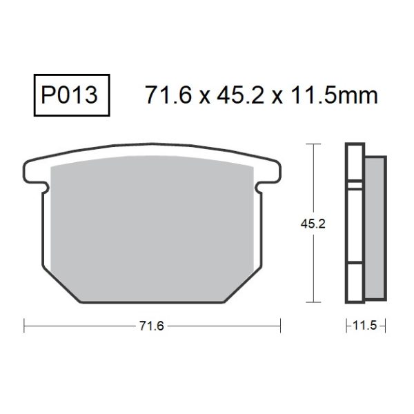 PASTILLAS DE FRENO BAIKOR P013 KEVLAR