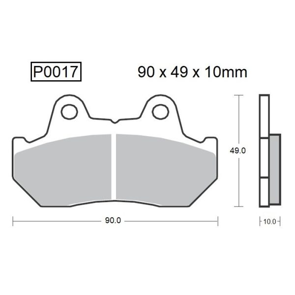 PASTILLAS DE FRENO BAIKOR P017 KEVLAR