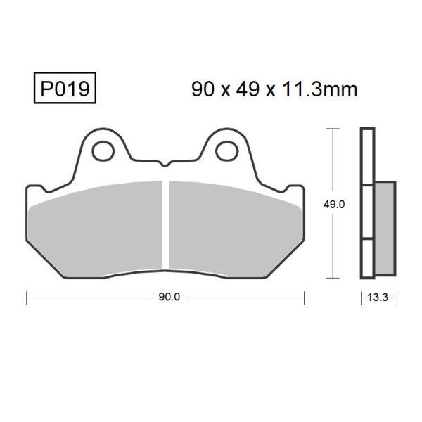 PASTILLAS DE FRENO BAIKOR P019 KEVLAR