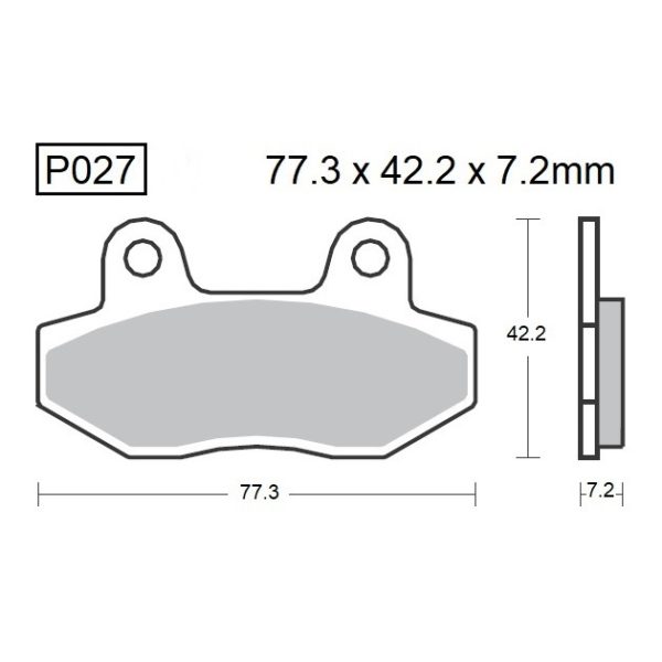 PASTILLAS DE FRENO BAIKOR P027 KEVLAR