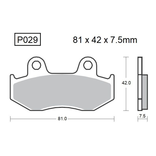 PASTILLAS DE FRENO BAIKOR P029 KEVLAR