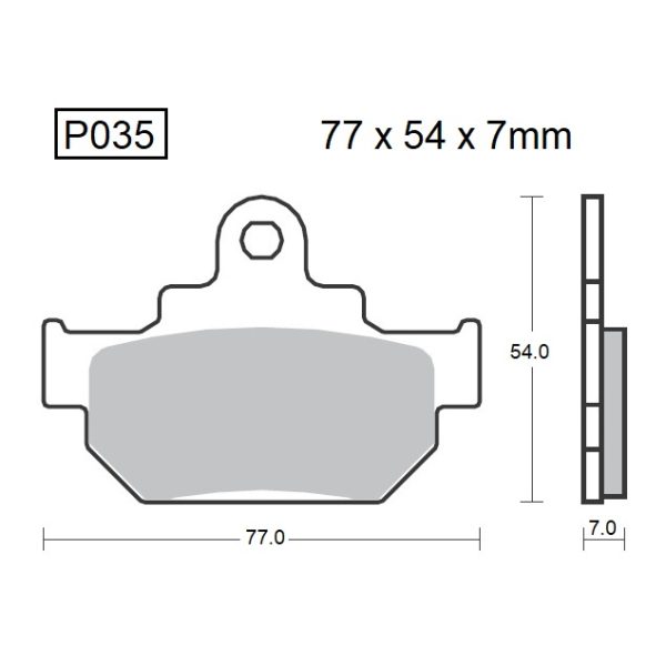 PASTILLAS DE FRENO BAIKOR P035 KEVLAR