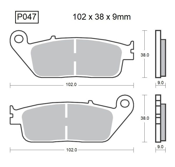 PASTILLAS DE FRENO BAIKOR P047 KEVLAR