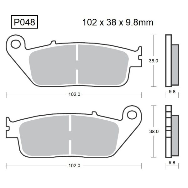 PASTILLAS DE FRENO BAIKOR P048 KEVLAR