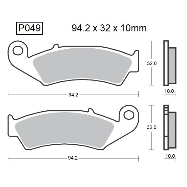 PASTILLAS DE FRENO BAIKOR P049 KEVLAR