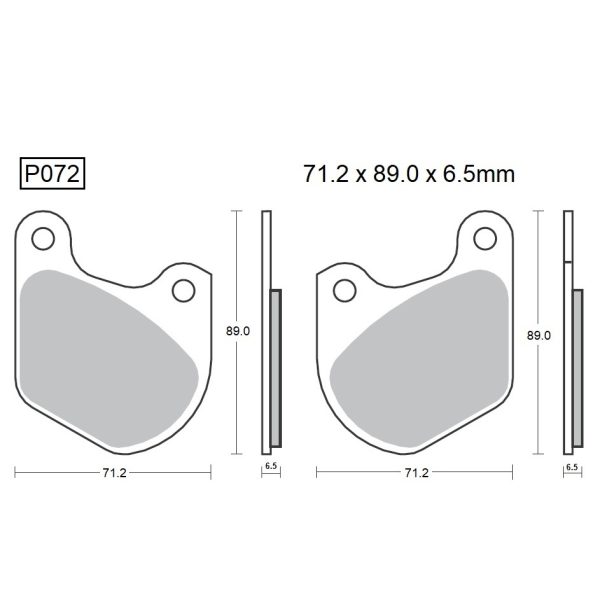 PASTILLAS DE FRENO BAIKOR P072 KEVLAR