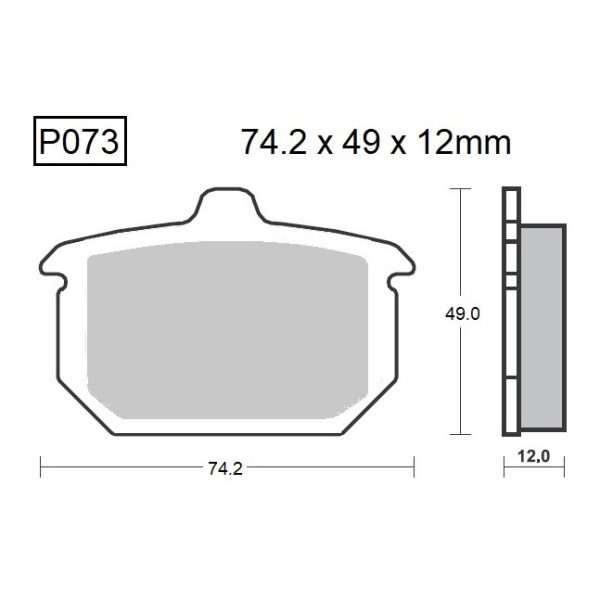 PASTILLAS DE FRENO BAIKOR P073 KEVLAR