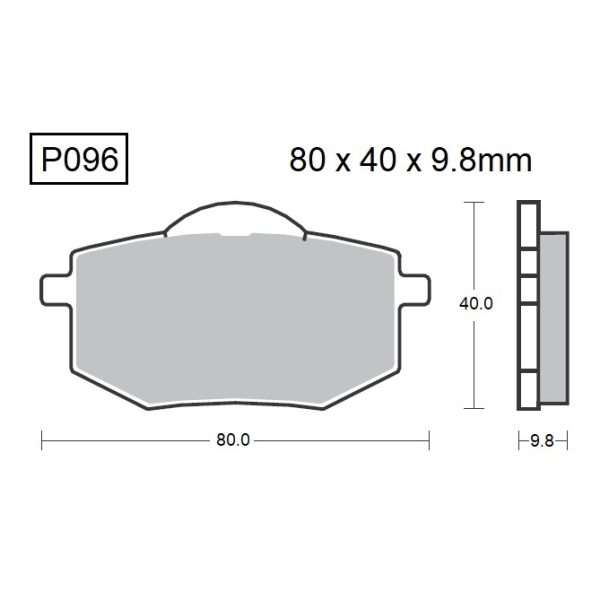 PASTILLAS DE FRENO BAIKOR P096 KEVLAR