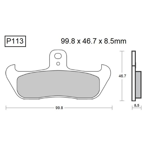 PASTILLAS DE FRENO BAIKOR P113 KEVLAR