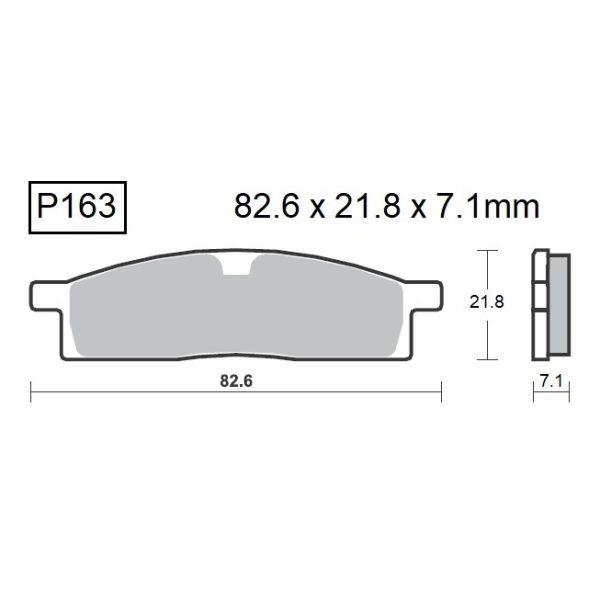 PASTILLAS DE FRENO BAIKOR P163 KEVLAR