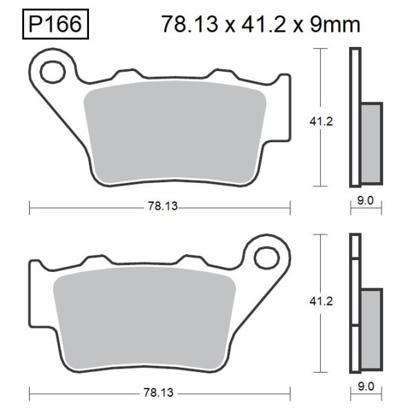 PASTILLAS DE FRENO BAIKOR P166 KEVLAR