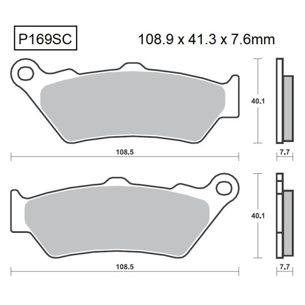 PASTILLAS DE FRENO BAIKOR P169SC KEVLAR SCOOTER