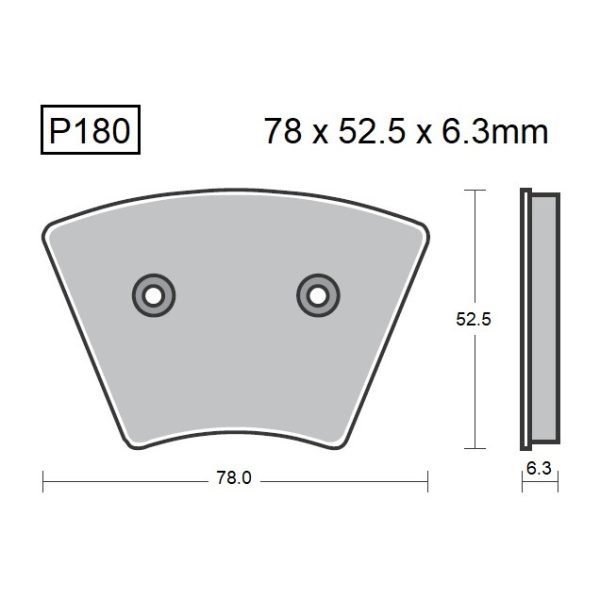 PASTILLAS DE FRENO BAIKOR P180 KEVLAR