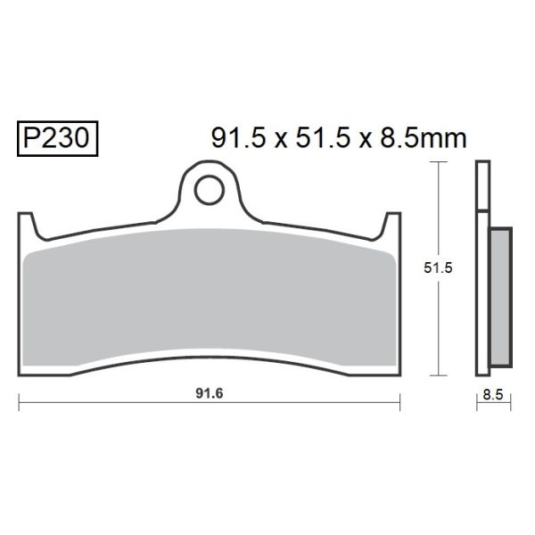 PASTILLAS DE FRENO BAIKOR P230 KEVLAR