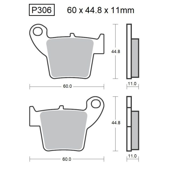 PASTILLAS DE FRENO BAIKOR P306 KEVLAR