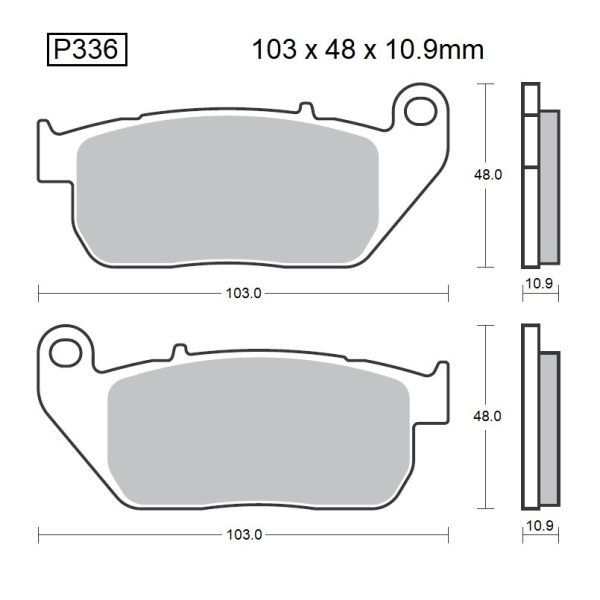 PASTILLAS DE FRENO BAIKOR P336 KEVLAR