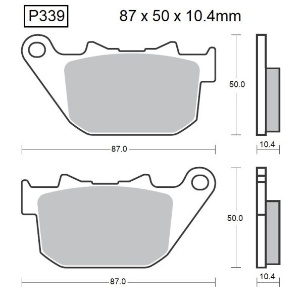 PASTILLAS DE FRENO BAIKOR P339 KEVLAR