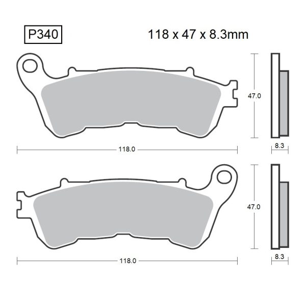 PASTILLAS DE FRENO BAIKOR P340 KEVLAR