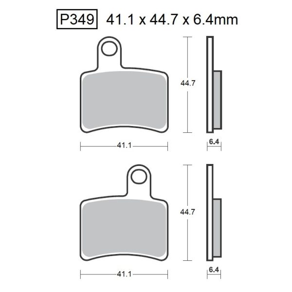 PASTILLAS DE FRENO BAIKOR P349 KEVLAR