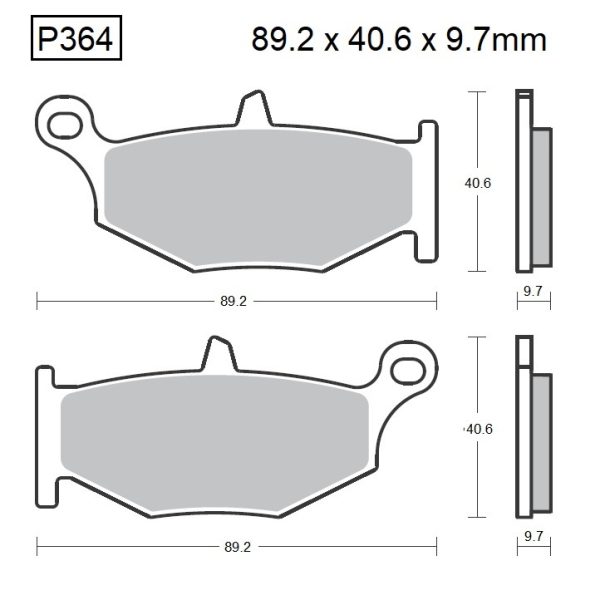 PASTILLAS DE FRENO BAIKOR P364 KEVLAR