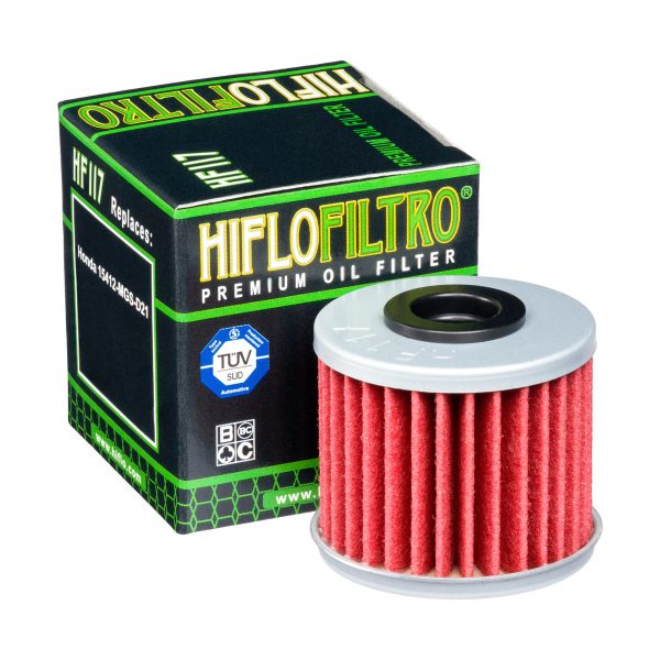 FILTRO DE ACEITE MOTO HIFLOFILTRO HF117