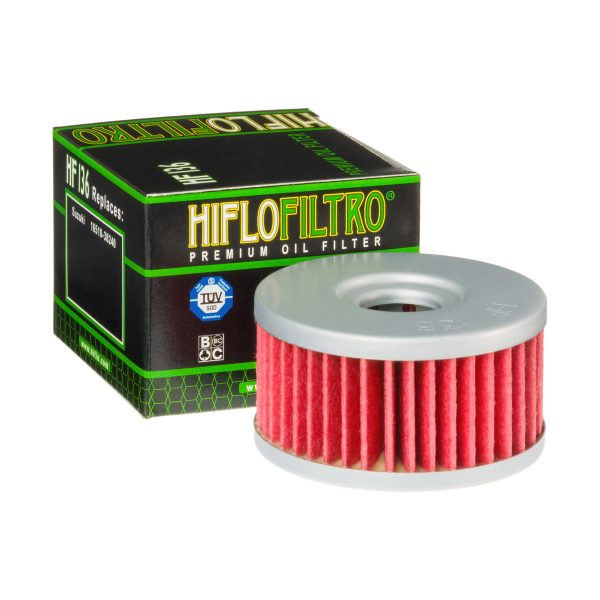 FILTRO DE ACEITE MOTO HIFLOFILTRO HF136