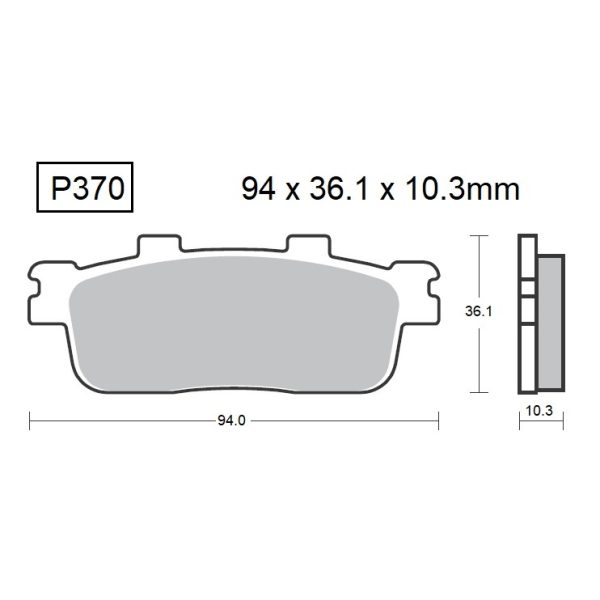 PASTILLAS DE FRENO BAIKOR P370 KEVLAR