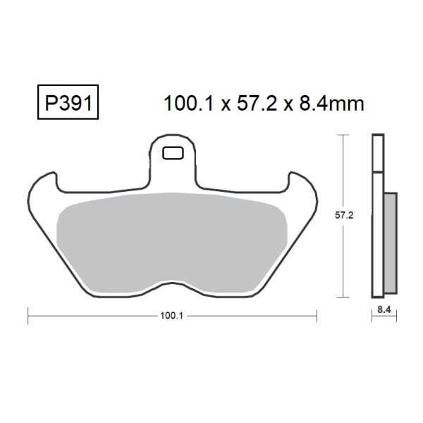 PASTILLAS DE FRENO BAIKOR P391 KEVLAR