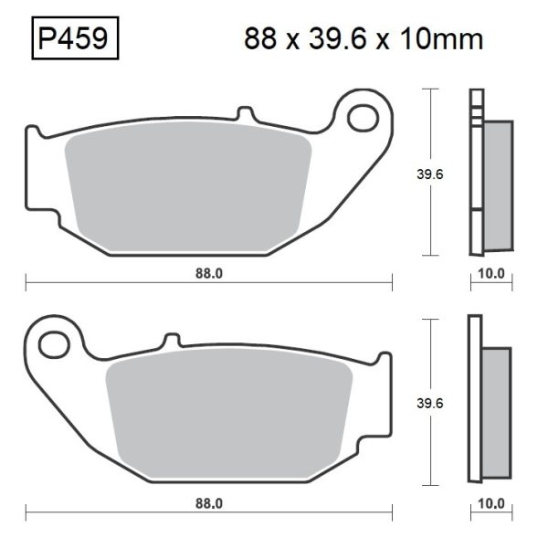 PASTILLAS DE FRENO BAIKOR P459 KEVLAR