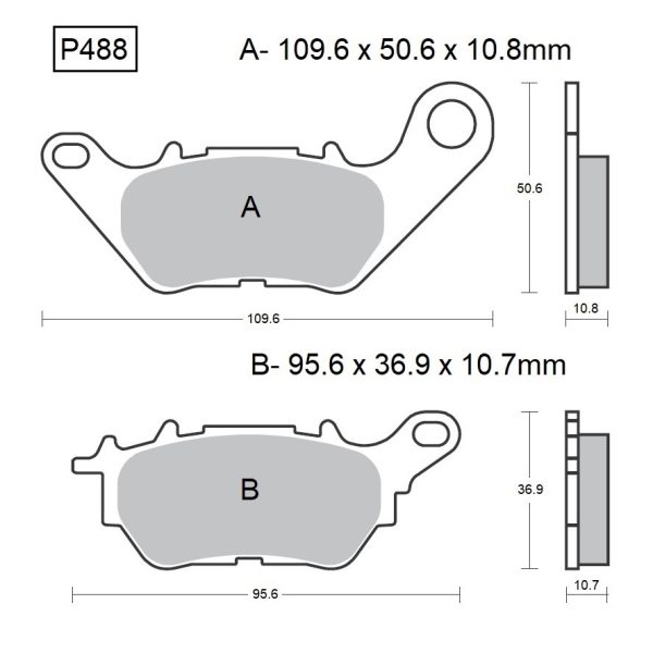 PASTILLAS DE FRENO BAIKOR P488 KEVLAR