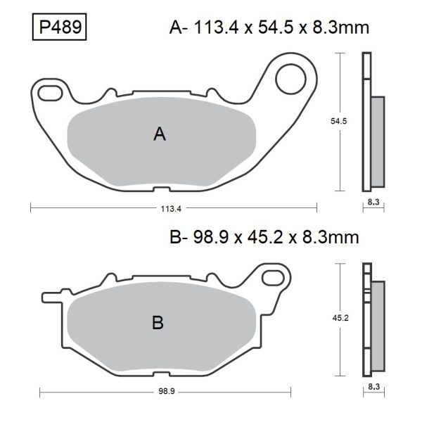 PASTILLAS DE FRENO BAIKOR P489 KEVLAR