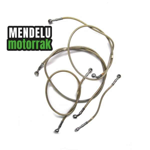 Conjunto de latiguillos de freno ABS de FB Mondial HPS 300. Ref: ZP681067, ZP681068, ZP681069, ZP681070