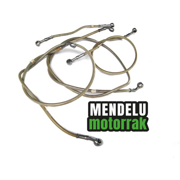 Conjunto de latiguillos de freno ABS de FB Mondial HPS 300. Ref: ZP681067, ZP681068, ZP681069, ZP681070