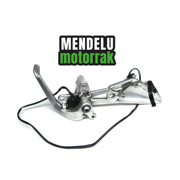 Conjunto de soporte, estribera derecha y pedal de freno de BMW K1200S. Ref: 7660154 (46717660154) / 7660172 (46717660172) / 7660156 (35217660156)