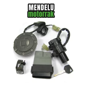 Kit, conjunto de cerraduras, tapón depósito gasolina, antena y centralita CDI de Honda CB 600 F Hornet 2003-2004 (CB600F PC36). Ref: MBZK ED / M71K