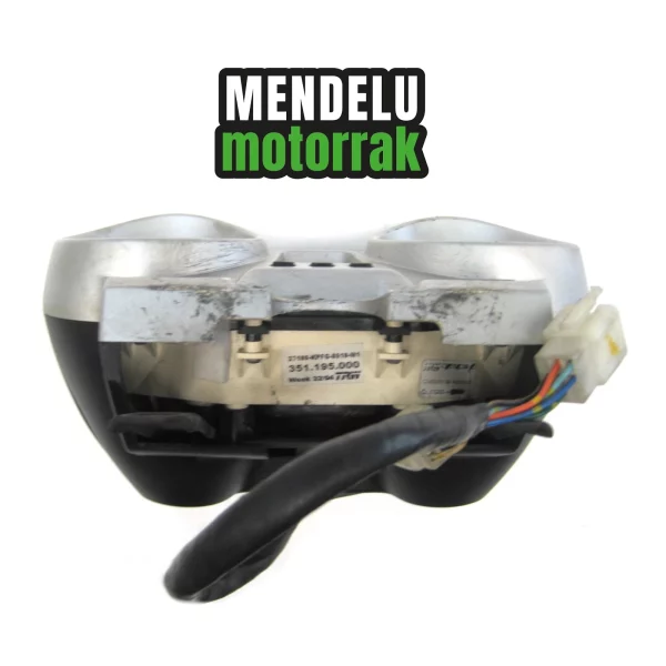 Marcador, cuadro relojes, velocímetro de Honda CBF 250 (CBF250). Ref: 37100-KPFG-8510-M1 / 351.195.000 TRW / 27100-KPF-851 / 37110-KPF-851 / 37223-KPF-850